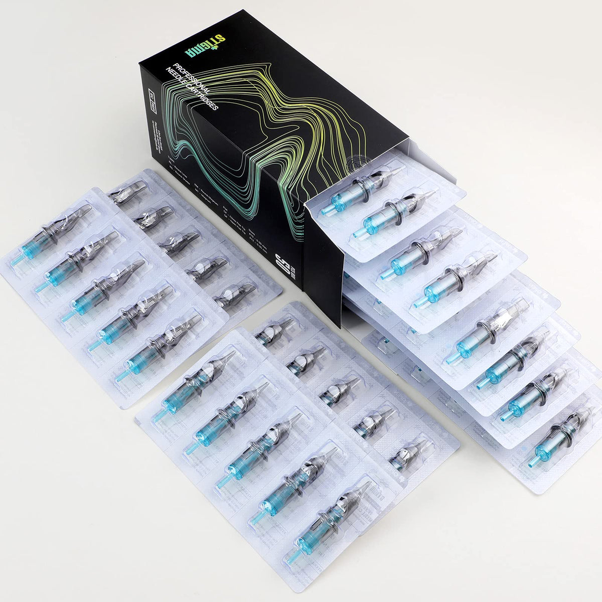 STIGMA array of needle tips showing different RL and RM groups benefit
