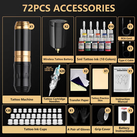 STIGMA accessories and tools neatly arranged for setup and maintenance