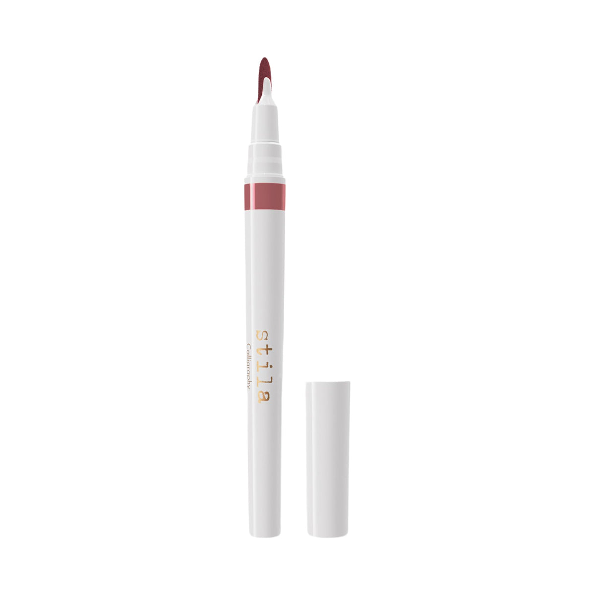 stila Calligraphy Lip Stain front view showing sleek tube and color option for easy identification