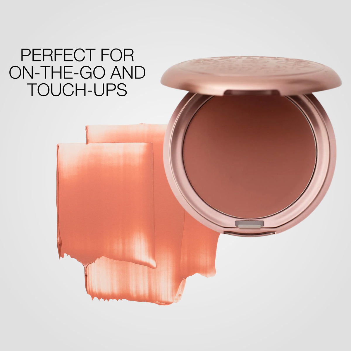 stila compact size scale in hand highlighting travel-friendly compact and convenience
