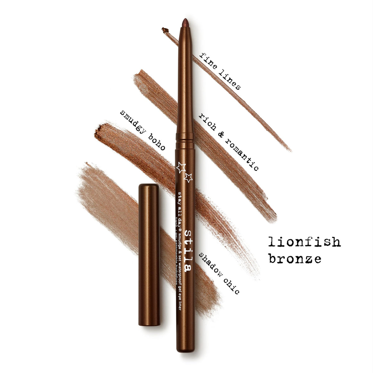 stila applied for tightlining to enhance lash definition