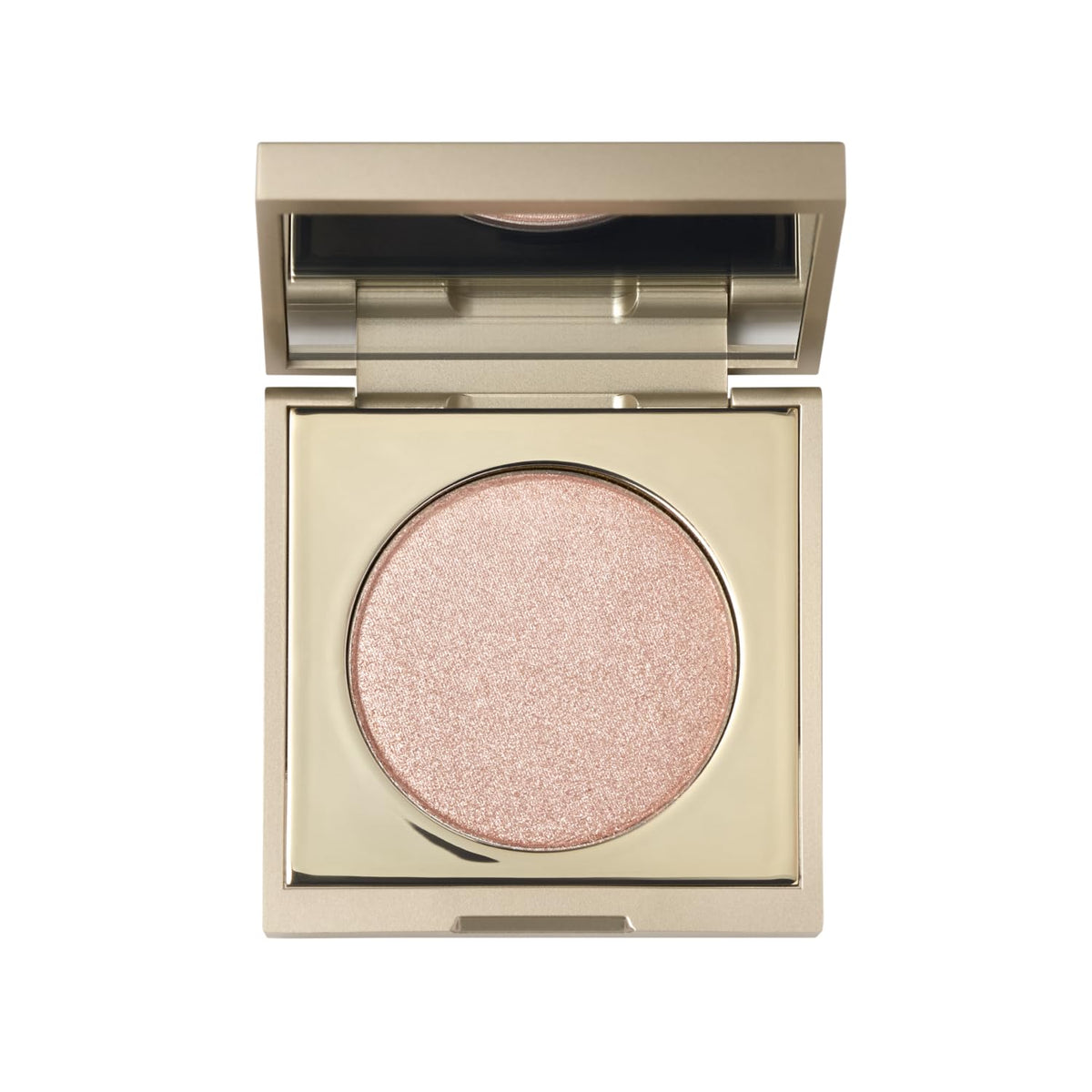 stila Kitten compact front showing twelve shades and refillable benefit