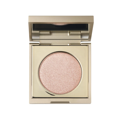 stila Kitten compact front showing twelve shades and refillable benefit