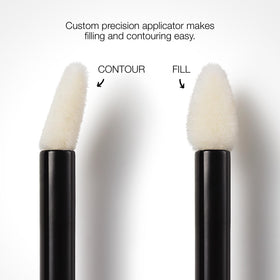 stila lipstick applied on model lips demonstrating natural pink Petal finish