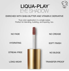 stila Liqua Play applicator wand displaying doe-foot tip for precise application