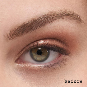 stila Magnum XXX before and after comparison showing dramatic length and thickness