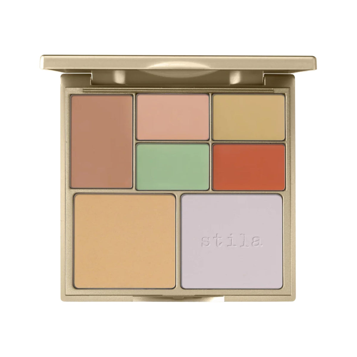 stila palette front packaging showing compact layout and convenient travel size