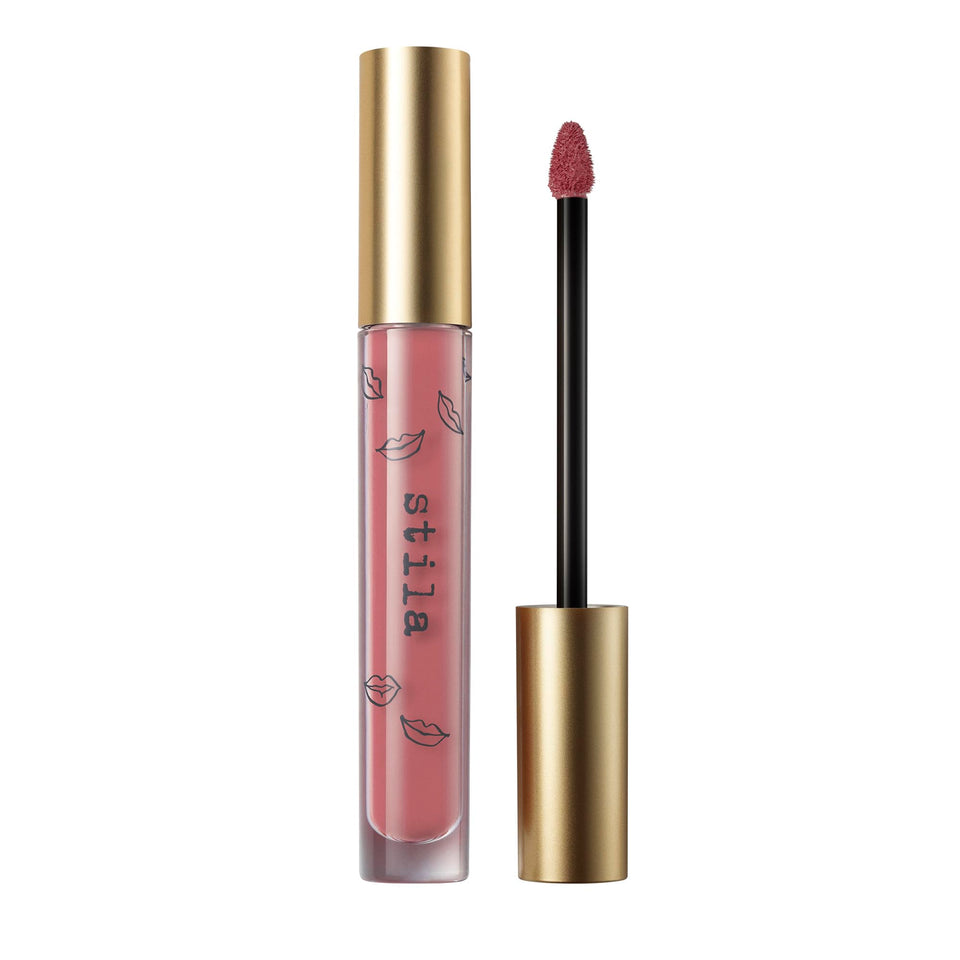 stila Patina front tube showing branded packaging and clear shade view, easy identification