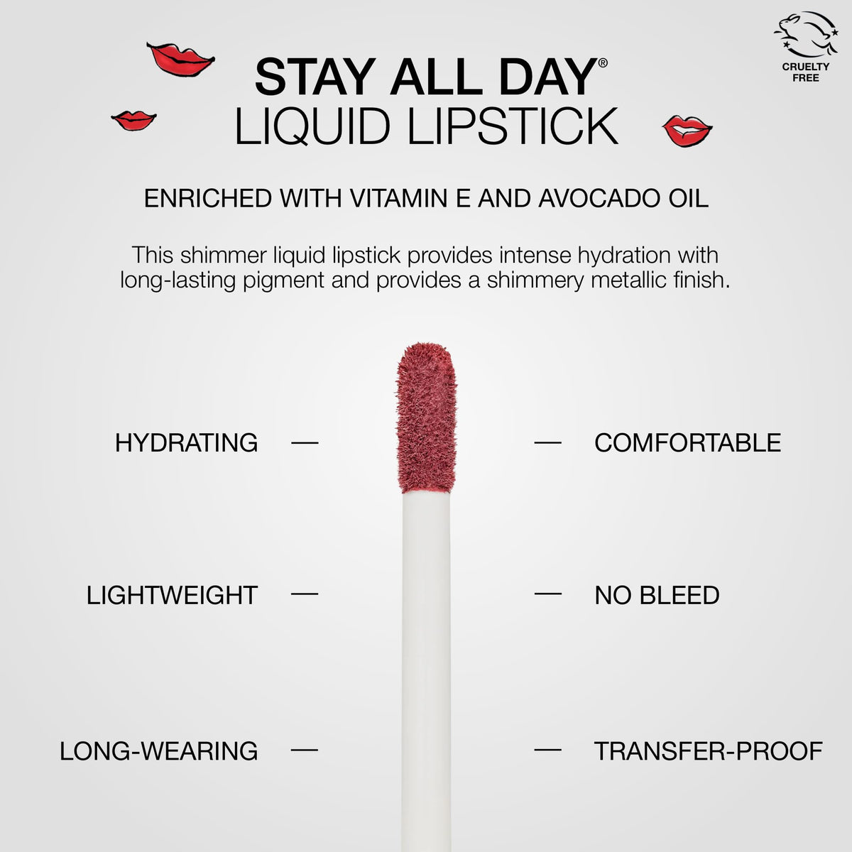stila packaging label shot showing shade name and ingredient callouts