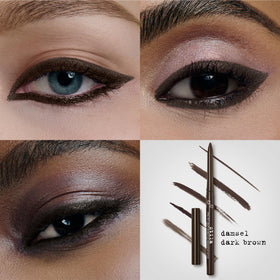 stila smudged smoky eye made with gel liner for blended, long-lasting drama