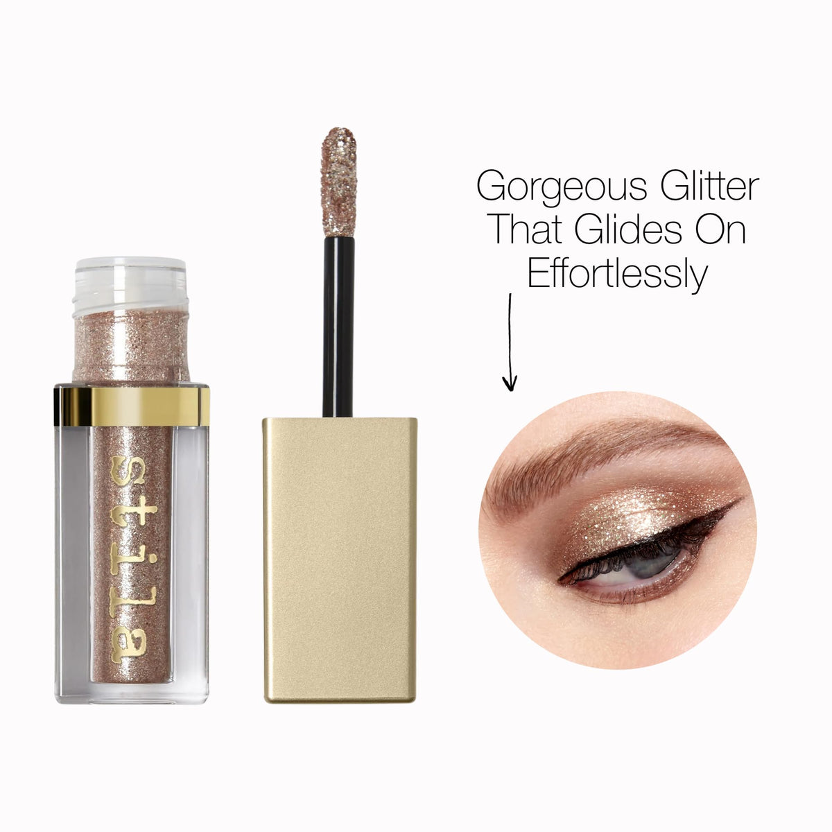 stila texture swatch demonstrating smooth, lightweight finish benefit