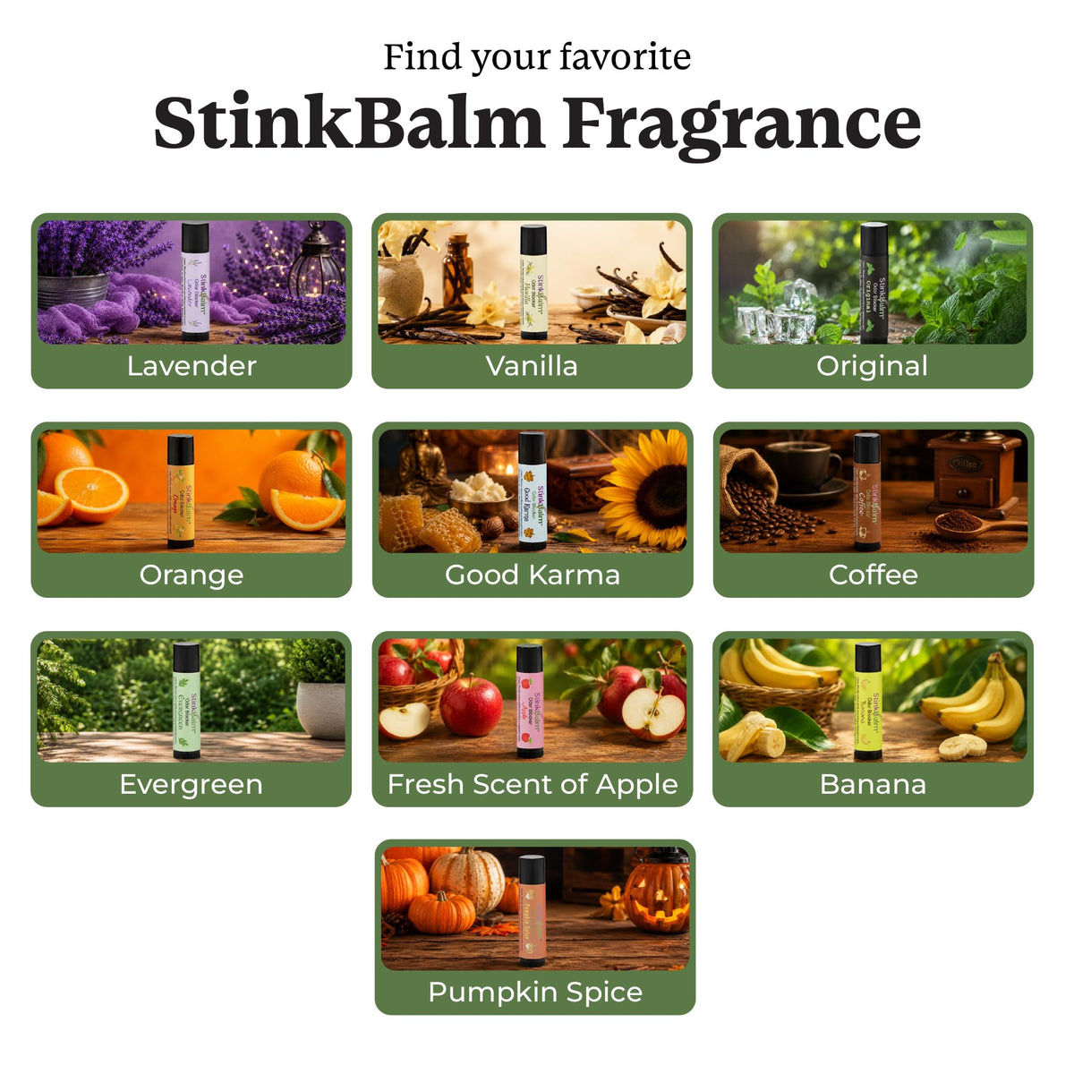 StinkBalm in a carry-on setting for travelers needing situational freshness