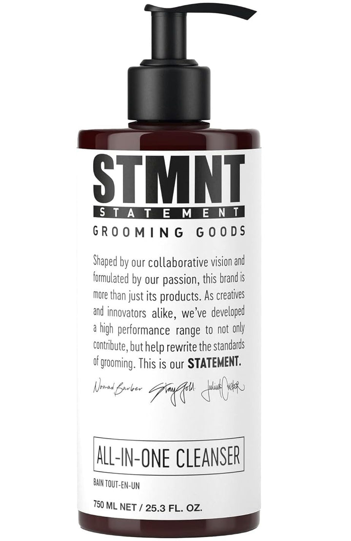 STMNT front packaging showing bottle and branding for easy recognition and shelf appeal