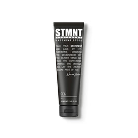 STMNT gel front bottle showing full packaging and clear brand benefit