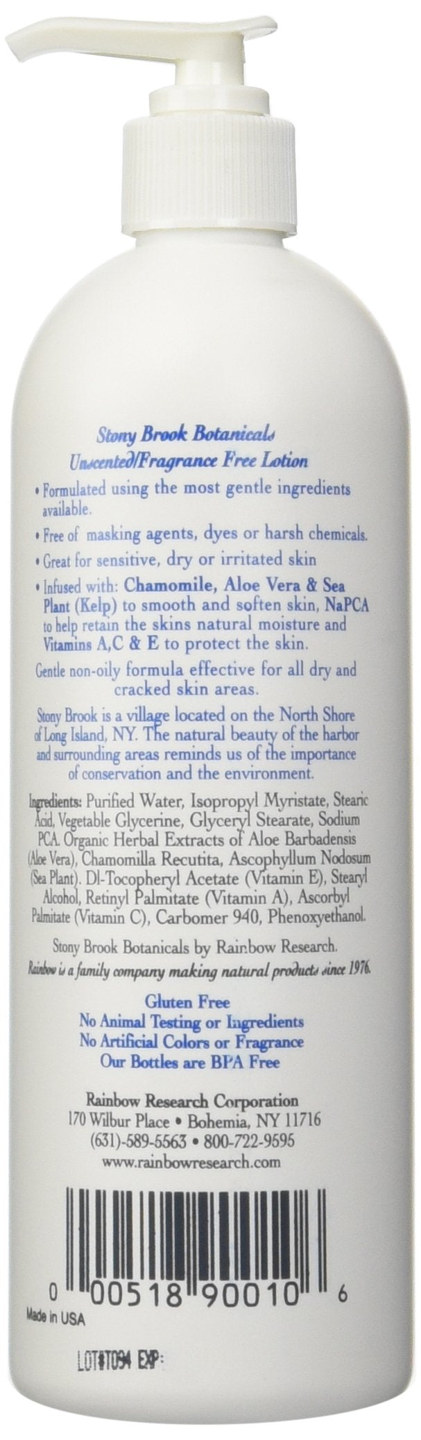 Stonybrook lotion texture close-up illustrating smooth absorbent cream and gentle hydration