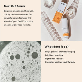Stratia texture closeup showing thin cream that absorbs quickly