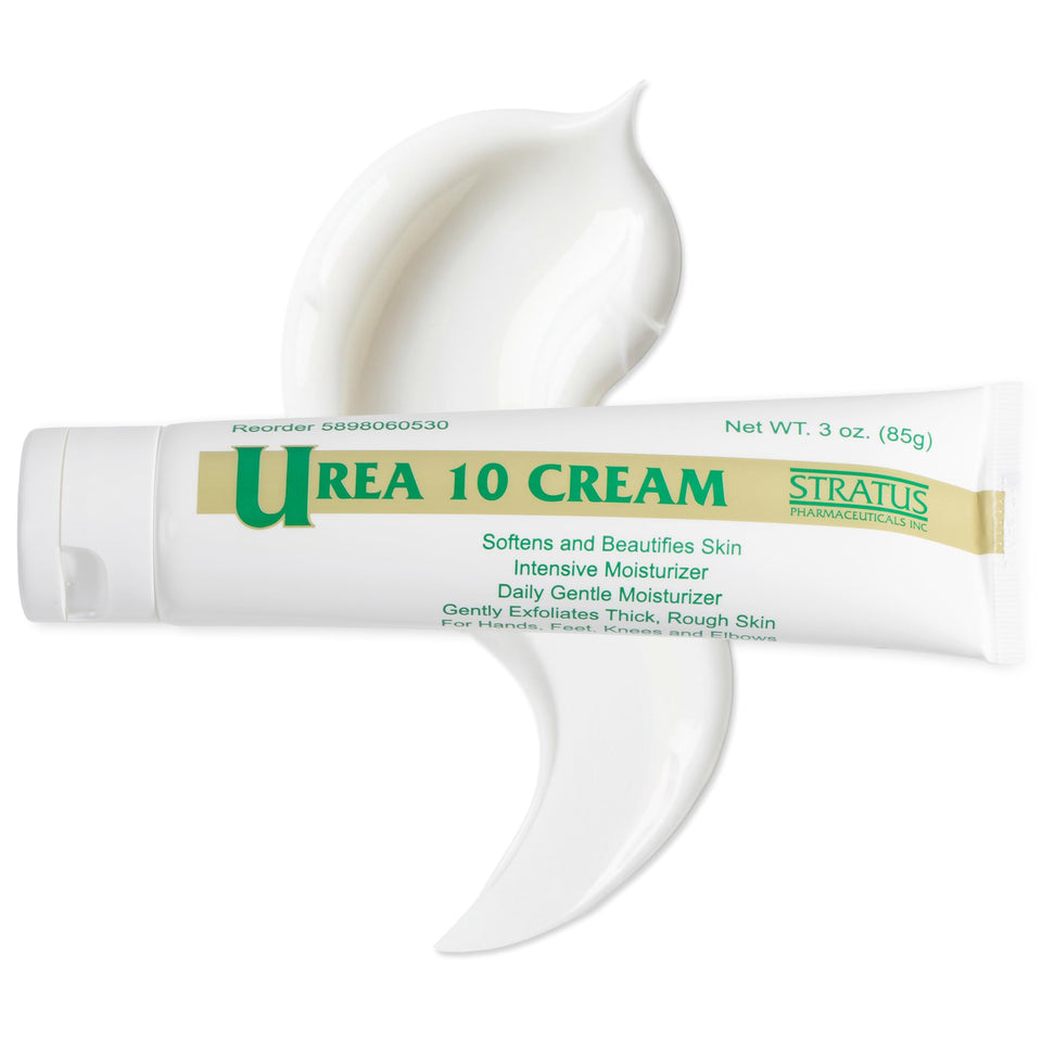 STRATUS PHARMACEUTICALS front packaging showing 10% urea benefit