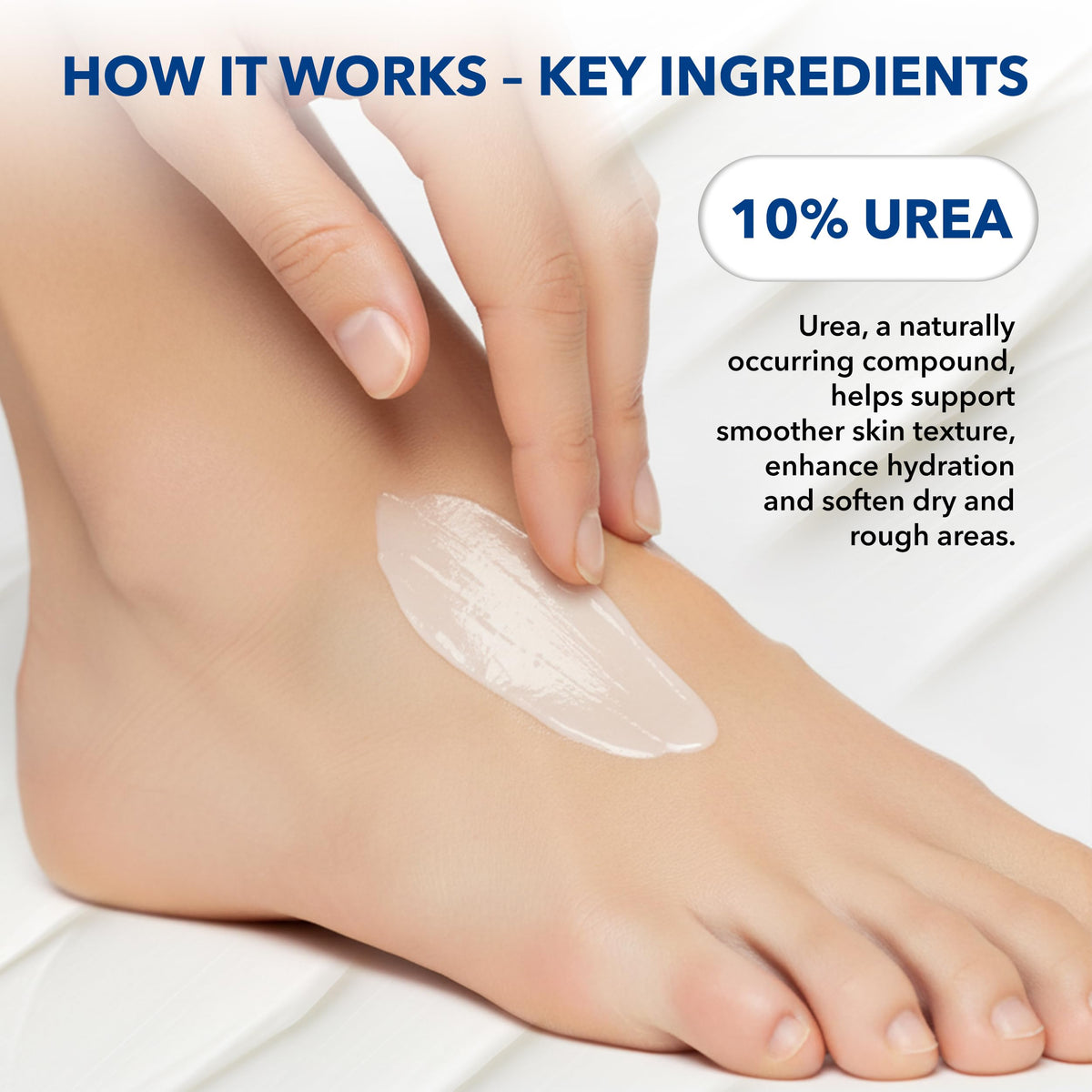 STRATUS PHARMACEUTICALS applying lotion to hands to soften rough skin