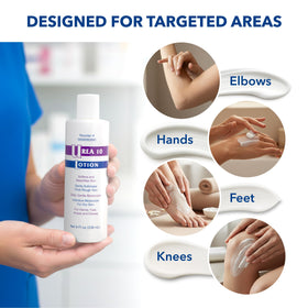 STRATUS PHARMACEUTICALS lotion poured to show consistency and moisturization
