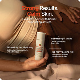 Strawberry dry brush included for exfoliation and improved absorption