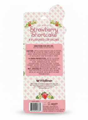 Strawberry Shortcake single tube close-up showing label detail and easy twist cap