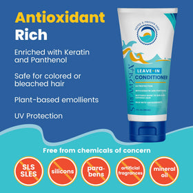 STREAM 2 SEA creamy leave-in conditioner texture dispensing from tube