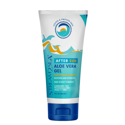 STREAM 2 SEA front tube showing product label and size, promotes quick soothing
