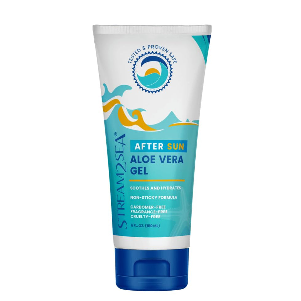 STREAM 2 SEA front tube showing product label and size, promotes quick soothing