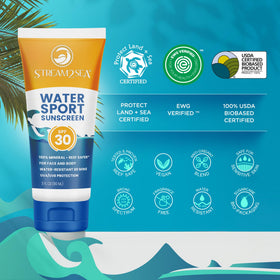 STREAM 2 SEA open cap detail highlighting easy-dispense nozzle and travel-friendly size