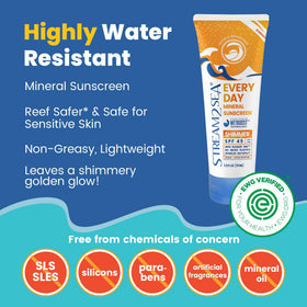 STREAM 2 SEA applying golden glow to face for subtle radiance