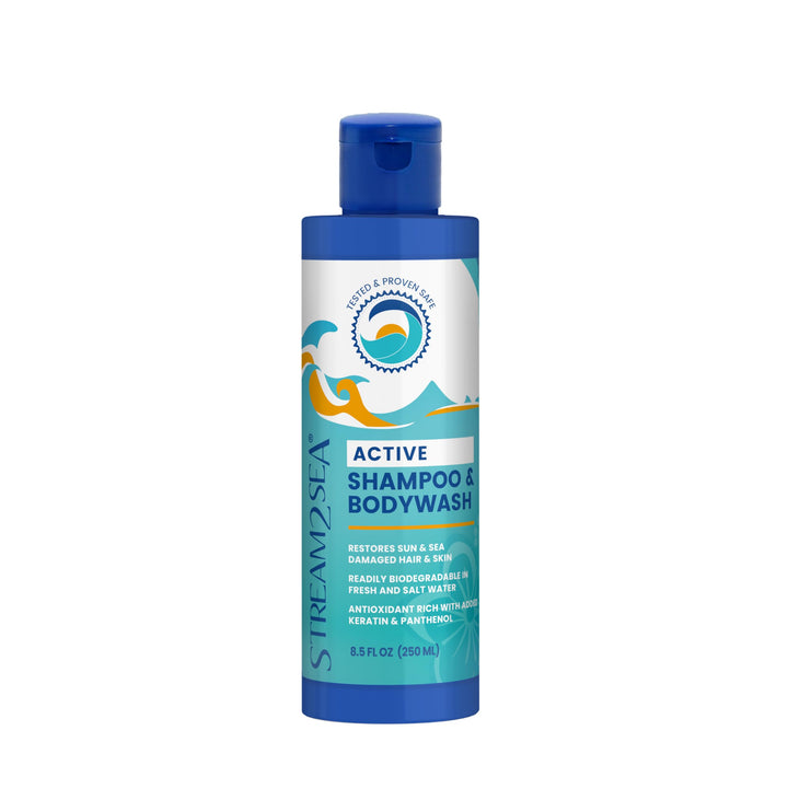STREAM 2 SEA front label bottle showing product name and size for easy identification