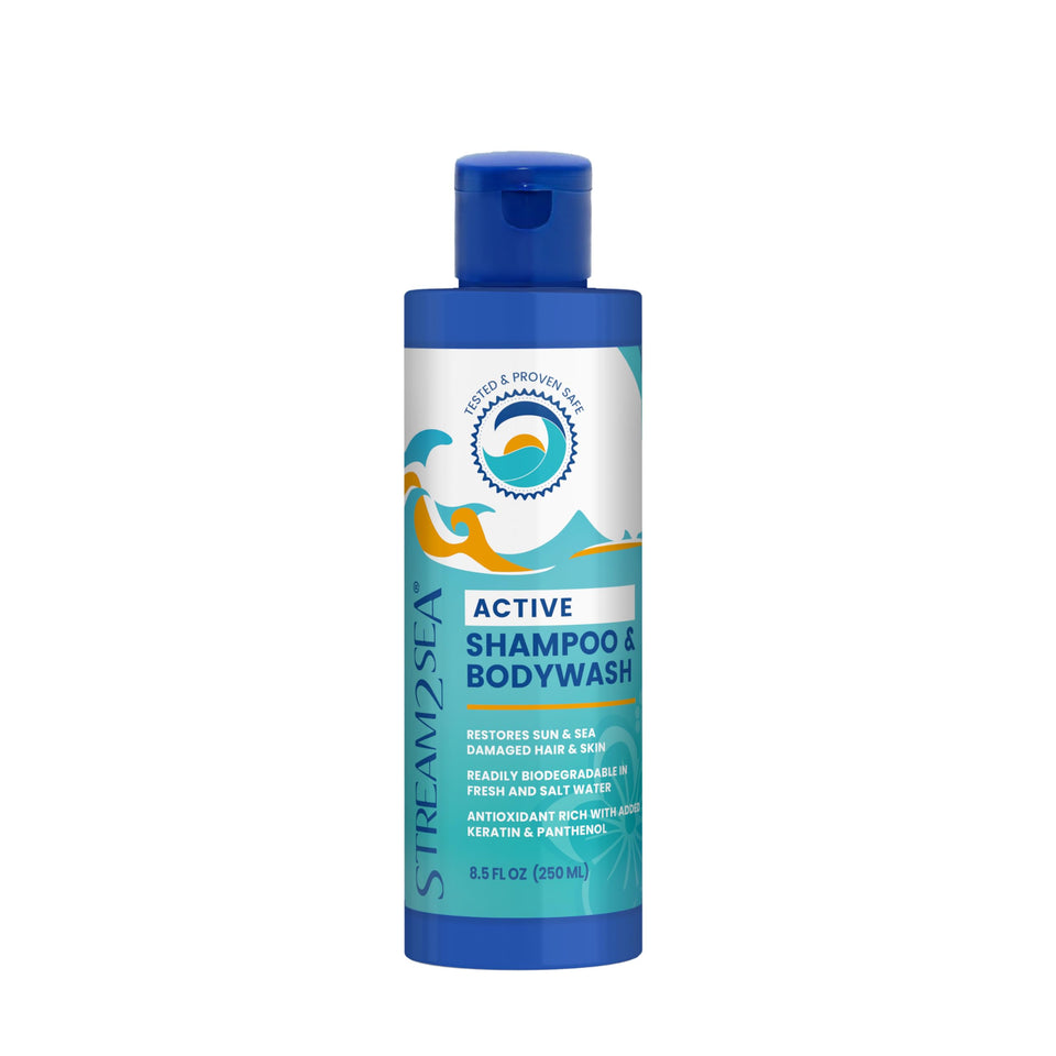 STREAM 2 SEA front label bottle showing product name and size for easy identification