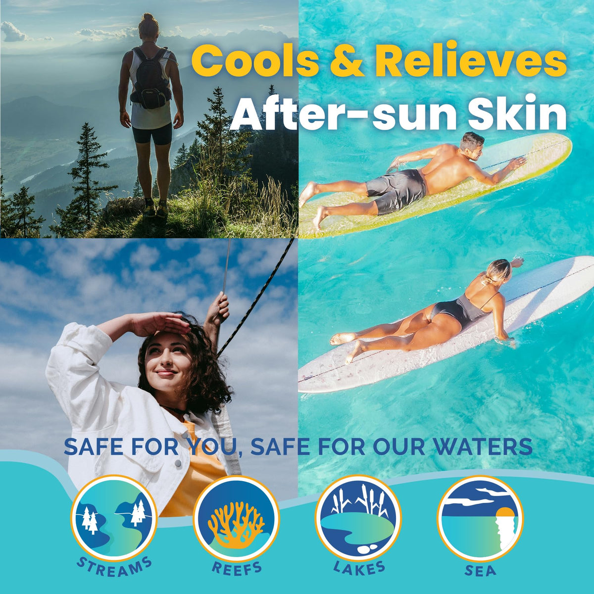 STREAM 2 SEA ingredients close-up highlighting aloe, green tea, wakame benefits for skin
