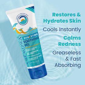 STREAM 2 SEA tube tucked into beach bag with towel and sunscreen for outdoor preparedness