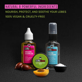 Stretch It jojoba oil drip-top application hydrating stretched lobes