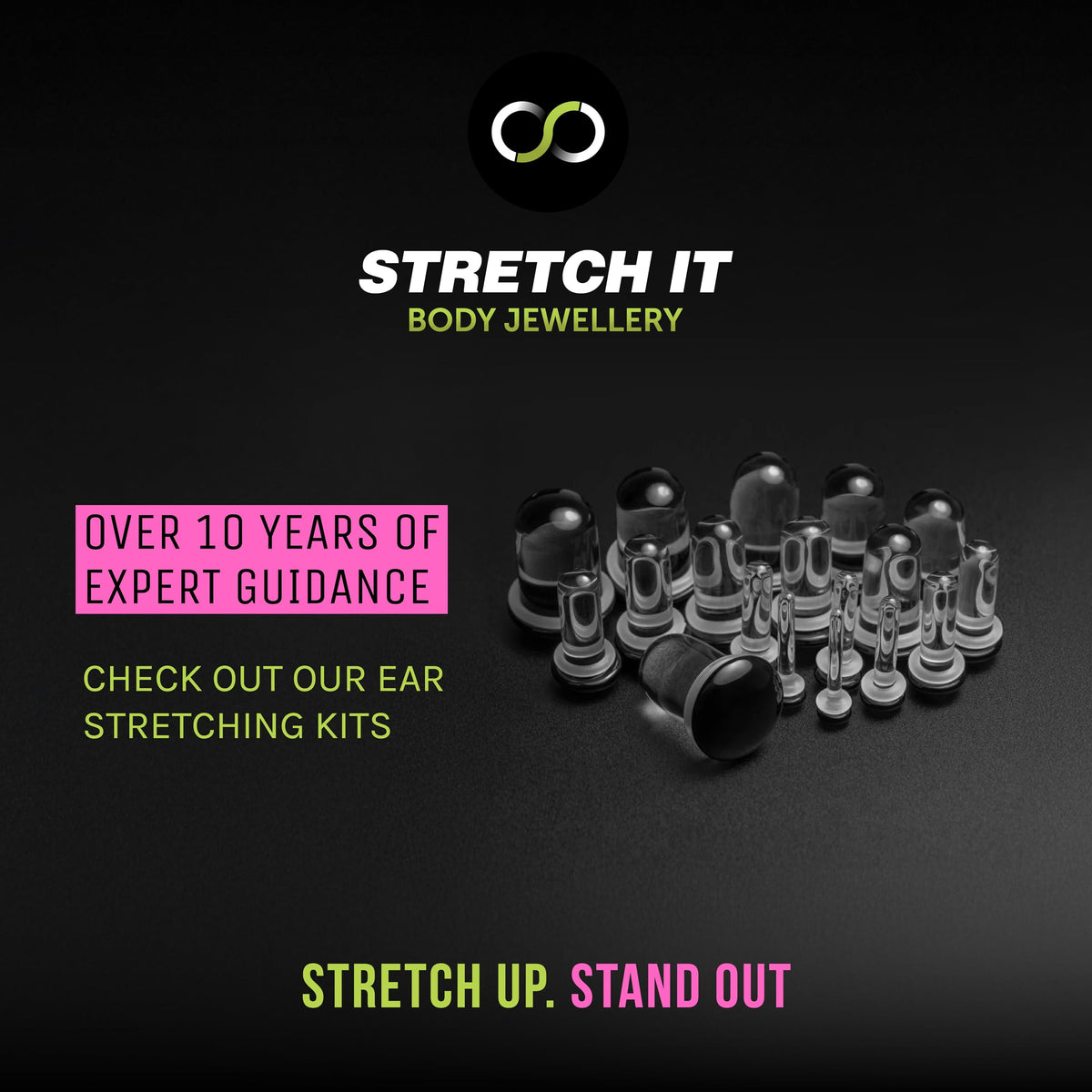 Stretch It lifestyle aftercare on bathroom counter supporting daily routine