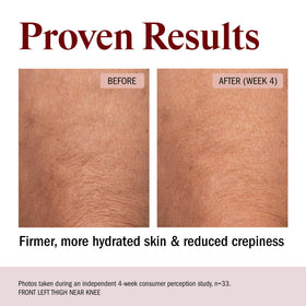 STRIPES ingredients label showcasing peptides, ectoine and squalane benefits