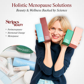 STRIPES lifestyle image of legs and arms after application for firmer look