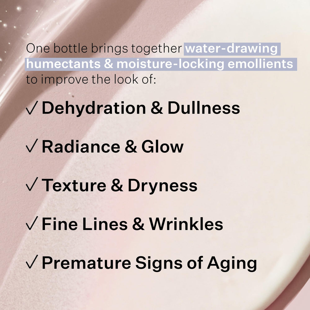 StriVectin applied to model during morning routine for dewy radiant skin