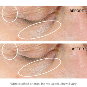 StriVectin product dabbed on hand demonstrating smooth blendability and layering