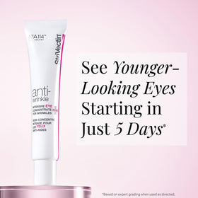 StriVectin eye cream texture close-up demonstrating smooth, fast-absorbing consistency
