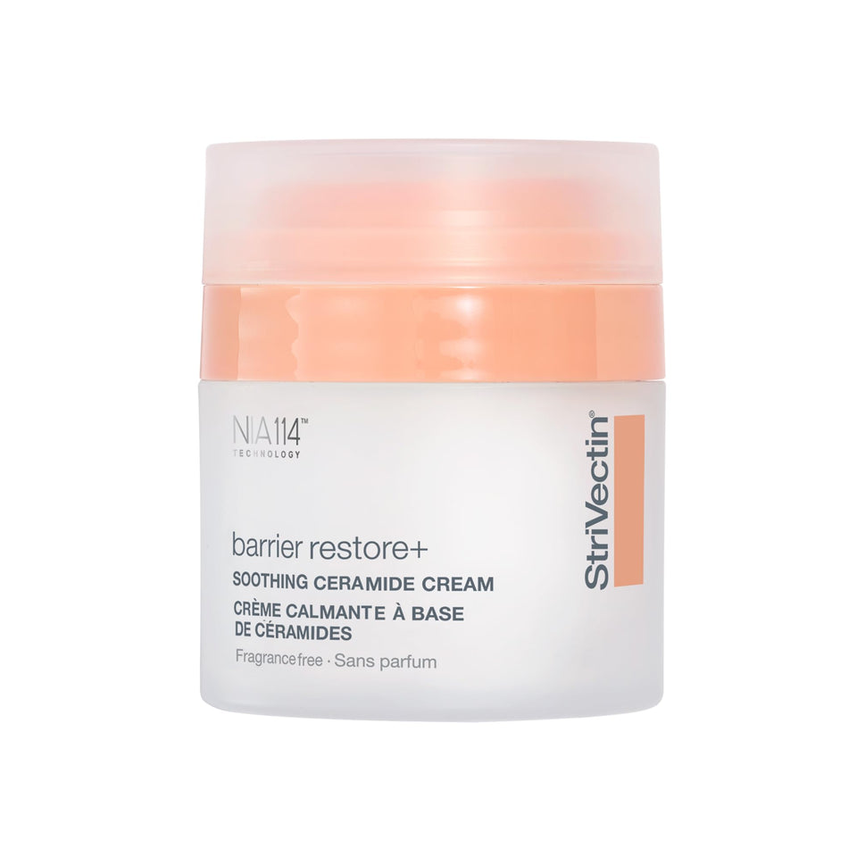 StriVectin front jar view showing clean packaging and nourishing formula