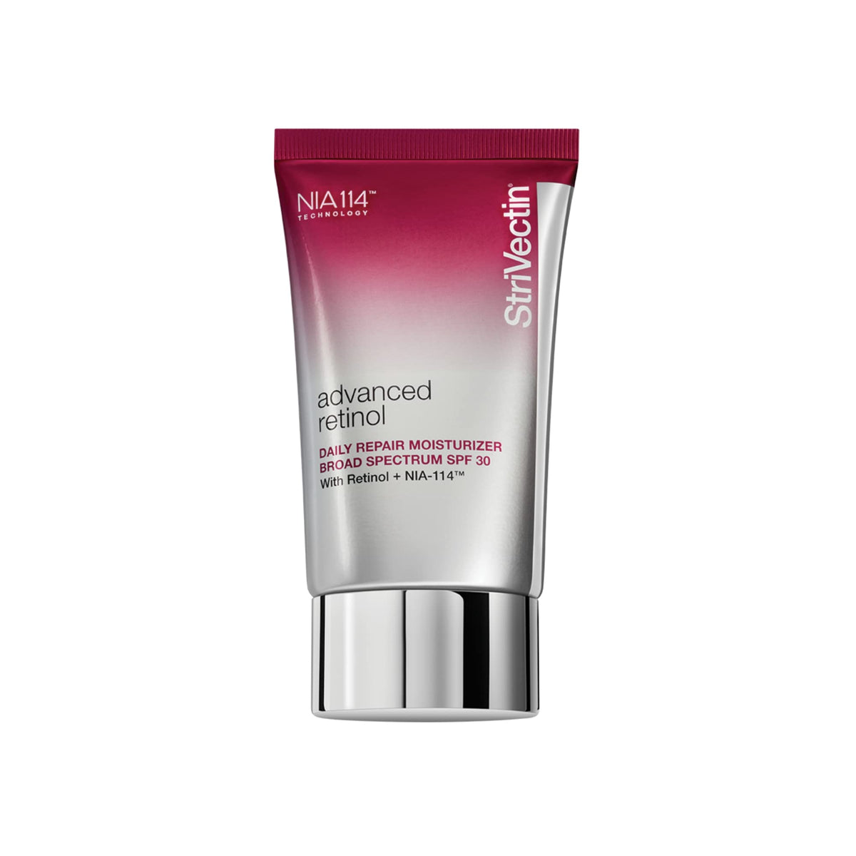 StriVectin front packaging showing SPF 30 and benefits for everyday protection