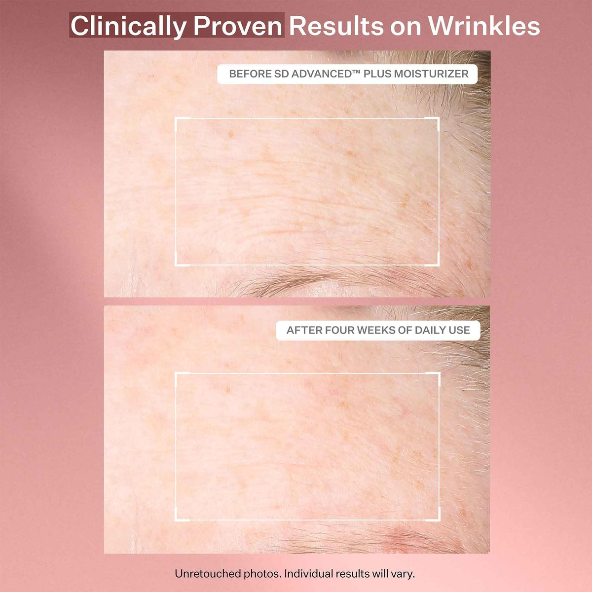 StriVectin ingredient label close-up showing peptide complex benefit