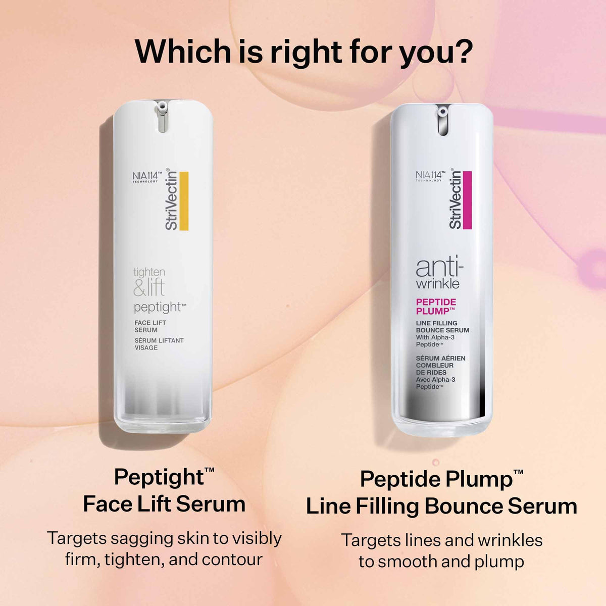 StriVectin lifestyle image of mature woman applying serum for confidence and radiance benefit