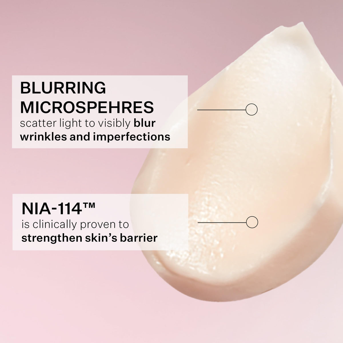 StriVectin pump dispense with primer droplet ready to control application