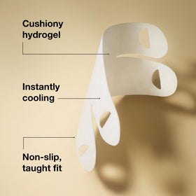StriVectin mask being removed revealing residual serum for absorption