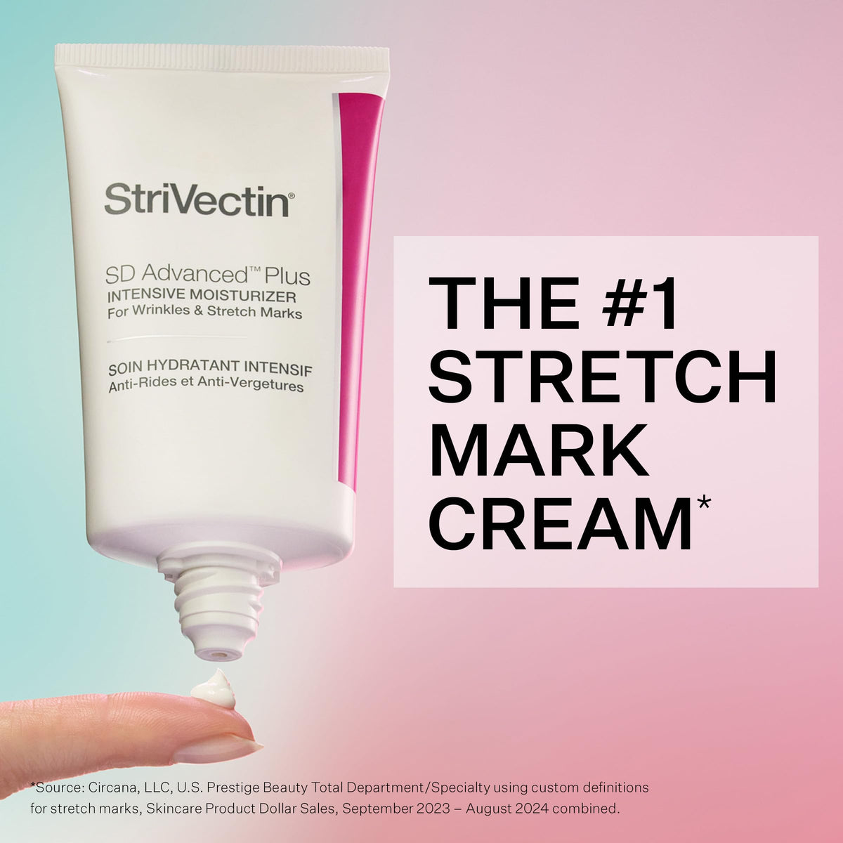 StriVectin open cream texture close-up illustrating rich hydration benefit
