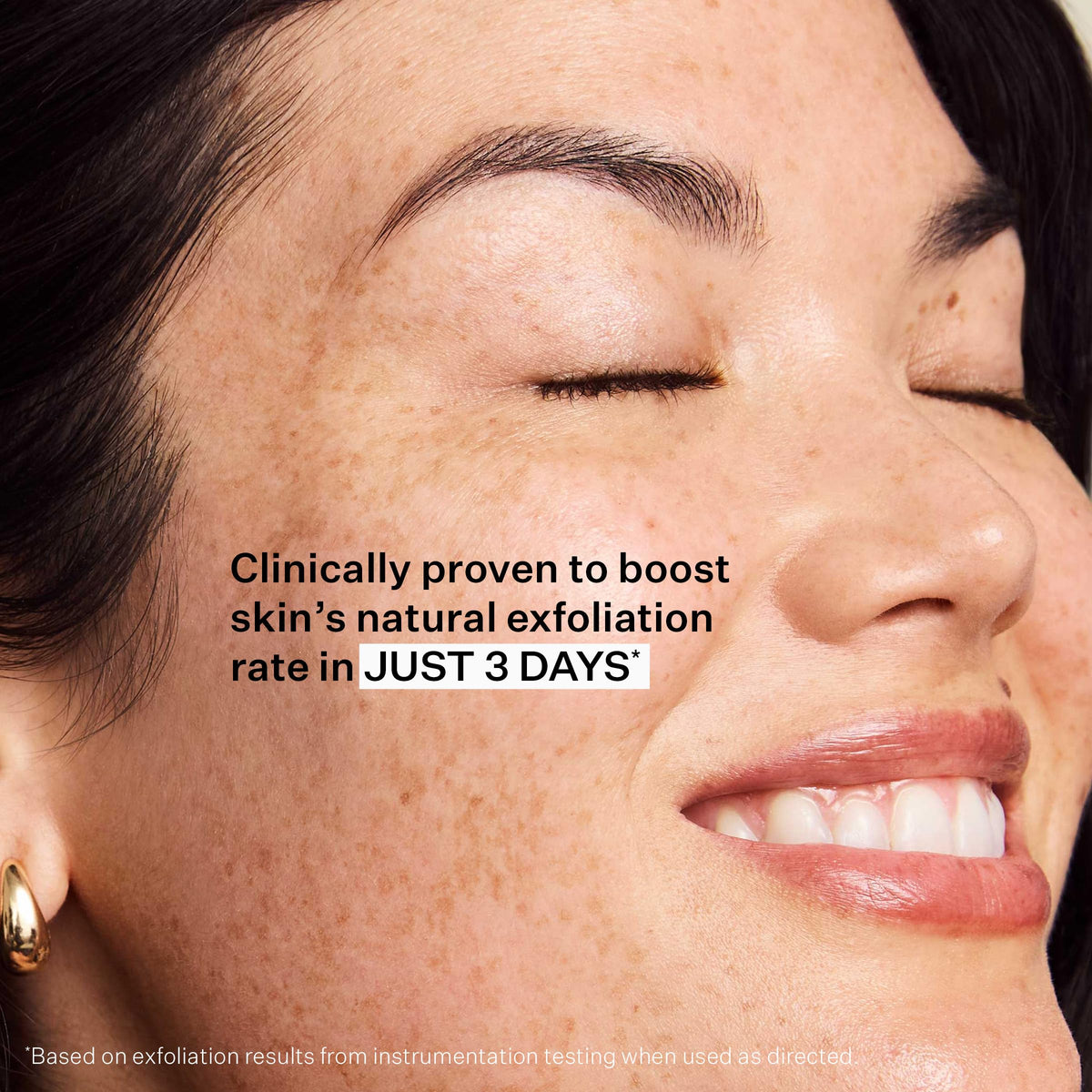 Open packaging with StriVectin pads visible for convenient single-use benefit
