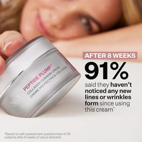 StriVectin visible smoothing effect before and after application for youthful look